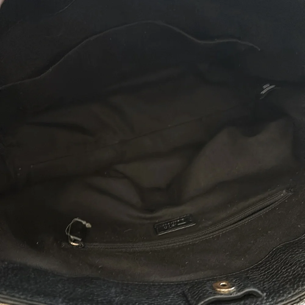 14th & Union Muse‎ Leather Quilted Tote Bag in Black